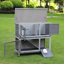 Load image into Gallery viewer, Wooden Pet House With wheels RH430