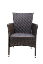 Load image into Gallery viewer, 2pcs Patio Rattan Armchair Seat with Removable Cushions