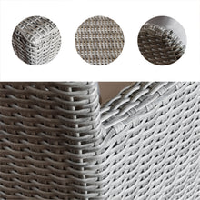 Load image into Gallery viewer, 3 Piece Rattan Deap Seating Group with Cushions (Color:LIGHT GREY)