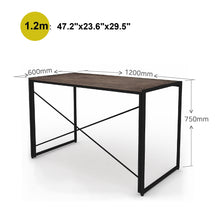 Load image into Gallery viewer, Computer Desk Home Office Desk, Portable Folding Table Writing Study Desk, Modern Simple PC Desk for small spaces
