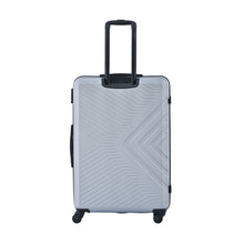 Load image into Gallery viewer, 3 Piece Luggage Sets ABS Lightweight Suitcase with Two Hooks, Spinner Wheels, TSA Lock, Silver (20/24/28)
