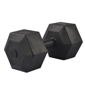 (Total 44lbs, 22lbs each) Weights dumbbells set, Dumbbells for for Men, Women - Vinyl Dumbbell Set for Gym, Home Workout. Pair, black