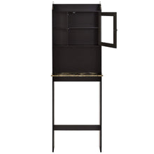 Load image into Gallery viewer, Modern Over The Toilet Space Saver Organization Wood Storage Cabinet for Home, Bathroom - Espresso

