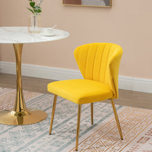 Load image into Gallery viewer, Set of 2 Modern Dining Chairs, Velvet Accent Chair, Living Room Chairs
