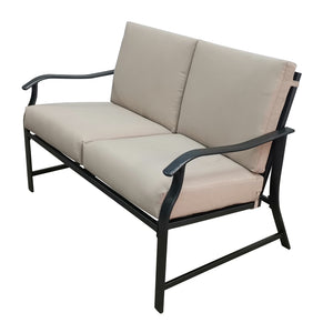 LOVESEAT AND  TABLE Schwarz B