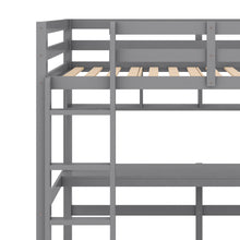 Load image into Gallery viewer, Twin Size Loft Bed with Convenient Desk, Shelves, and Ladder, White(Similar SKU:SM001302AAE)
