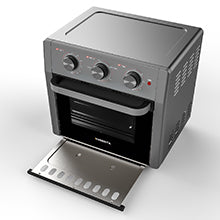 Air Fryer Toaster Oven Combo, WEESTA Convection Oven Countertop, Large Air Fryer with Accessories & E-Recipes, UL Certified (old W1002KCV18WLGRAY) （Prohibited listing on Amazon）