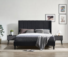 Load image into Gallery viewer, Modern Nightstand with 2 Drawers, Suitable for Bedroom/Living Room/Side Table (Dark Grey)
