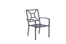 Load image into Gallery viewer, San Marino Outdoor Aluminum Dining Armchair with Cushion - Set of 2

