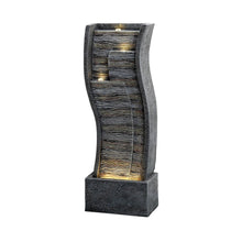 Load image into Gallery viewer, Juda Resin Zen Fountain With LED Light
