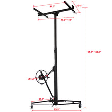 Load image into Gallery viewer, Drywall Lift Panel 11&#39; Lift Drywall Panel Hoist Jack Lifter, black
