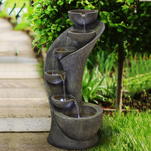 Load image into Gallery viewer, Resin Zen Fountain with LED Light
