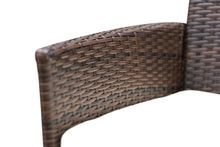 Load image into Gallery viewer, 2pcs Patio Rattan Armchair Seat with Removable Cushions
