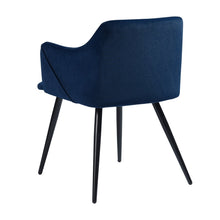 Load image into Gallery viewer, Velvet Arm Chair (Set of 2) - Dark Blue
