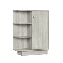 Load image into Gallery viewer, Open Style Shelf Cabinet with Adjustable Plates Ample Storage Space Easy to Assemble, Oak

