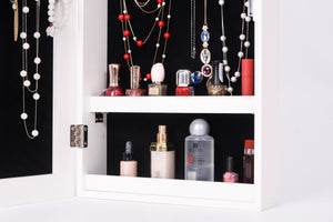Fashion Simple Jewelry Storage Mirror Cabinet Can Be Hung On The Door Or Wall