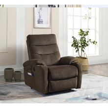 Load image into Gallery viewer, Liyasi Electric Power Lift Recliner Chair Sofa with Massage and Heat for Elderly, 3 Positions, 2 Side Pockets and Cup Holders, USB Ports, High-end quality fabric
