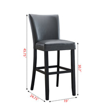Load image into Gallery viewer, High bar chair (grey breathing leather)
