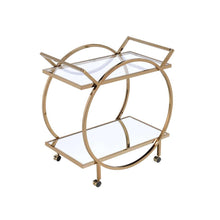 Load image into Gallery viewer, ACME Traverse Serving Cart, Champagne &amp; Mirrored 98295
