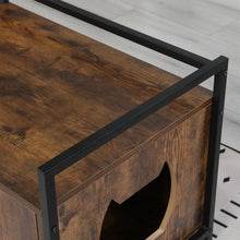 Load image into Gallery viewer, 30 inches（(removable inner test board)） Litter  pet apartment, Pet Crate with Iron and Wood Sturdy Structure, Cat Dog House Nightstand
