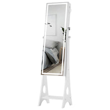 Load image into Gallery viewer, Fashion Simple Jewelry Storage Mirror Cabinet With LED Lights,For Living Room Or Bedroom
