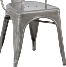Load image into Gallery viewer, Industrial Vintage Stackable Metal Distressed Dining Bistro Cafe Side Chair-4

