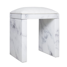 Load image into Gallery viewer, Tempered glass marble texture vanity set
