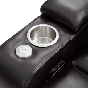Orisfur.  Power Motion Recliner with USB Charging Port and Hidden Arm Storage 2 Convenient Cup Holders design and 360° Swivel Tray Table