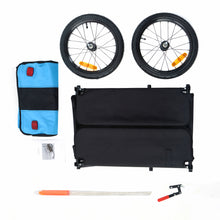 Load image into Gallery viewer, Bike Cargo Trailer, Bike Luggage Wagon Trailer with Removable Water Resistant Cover, Folding Frame Quick Release 16’’ Wheels
