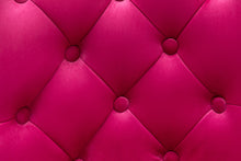 Load image into Gallery viewer, BTExpert Upholstered Dining Adjustable Seat, High Back Stool Bar Chair Pink Tufted Set of 2
