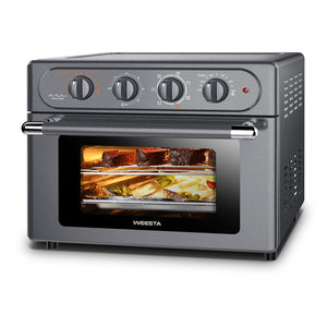 Air Fryer Toaster Oven Combo, WEESTA 7-in-1 Convection Oven Countertop, 24QT Large Air Fryer with Accessories & E-Recipes, UL Certified (Updated 3.0)（Prohibited listing on Amazon）(OLD W1002KA23T)
