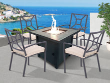 Load image into Gallery viewer, San Marino Outdoor Aluminum Dining Armchair with Cushion - Set of 2
