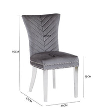 Load image into Gallery viewer, Eva chair with stainless steel legs Gray
