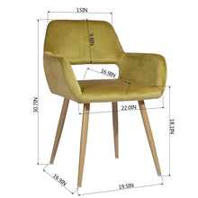 Load image into Gallery viewer, Velvet Upholstered Dinning Chair 1PC

