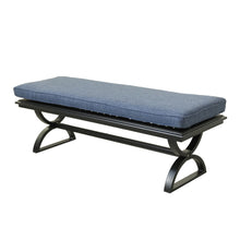 Load image into Gallery viewer, Dining Bench, Navy Blue
