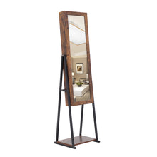 Load image into Gallery viewer, Jewelry Storage Mirror Cabinet ,For Living Room Or Bedroom, Anti-Gray MDF coating PVC, iron
