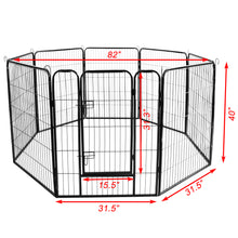 Load image into Gallery viewer, High Quality Wholesale Cheap Best Large Indoor Metal Puppy Dog Run Fence / Iron Pet Dog Playpen
