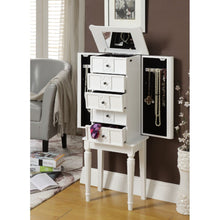Load image into Gallery viewer, ACME Tammy Jewelry Armoire in White 97167
