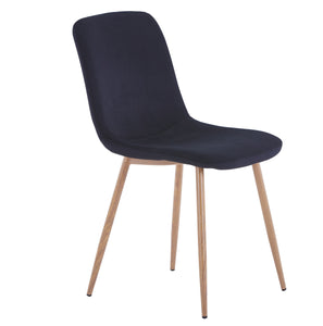 Dining Chair 4PCS（BLACK），Modern style，New technology，Suitable for restaurants, cafes, taverns, offices, living rooms, reception rooms.Simple structure, easy installation.