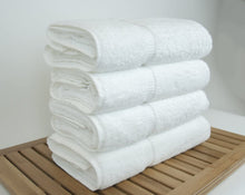 Load image into Gallery viewer, Hotel &amp; Spa Bath  Luxury Towel 100% Genuine Turkish Cotton, 27&quot; x 54&quot; ,Set of 4,White
