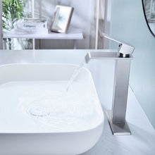 Load image into Gallery viewer, Waterfall Spout Bathroom Faucet,Single Handle Bathroom Vanity Sink Faucet

