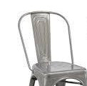 Load image into Gallery viewer, Industrial Vintage Stackable Metal Distressed Dining Bistro Cafe Side Chair-2
