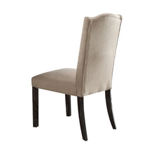 Load image into Gallery viewer, ACME Gerardo Side Chair (Set-2) in Beige Linen &amp; Weathered Espresso 60822
