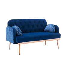 Load image into Gallery viewer, COOLMORE  Velvet  Sofa , Accent sofa .loveseat sofa with metal feet
