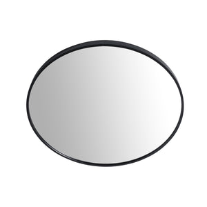32"  Large Round Black Circular Mirror