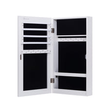 Load image into Gallery viewer, Fashion Simple Jewelry Storage Mirror Cabinet Can Be Hung On The Door Or Wall
