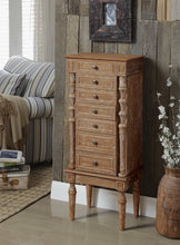 Load image into Gallery viewer, ACME Taline Jewelry Armoire in Weathered Oak 97173
