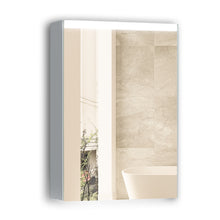 Load image into Gallery viewer, 24\&#39;\&#39;x 30\&#39;\&#39;LED Lighted Bathroom Medicine Cabinet with Mirror, Surface Lighted Medicine Cabinet,Dimmable,Adjustable Shelves,Intelligent Switch Medicine Cabinet, Aluminum Frame, Left opening door
