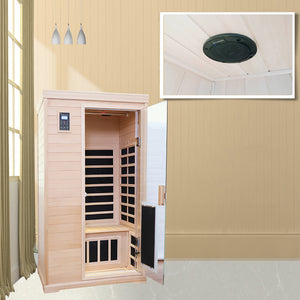 Two person far infrared sauna room