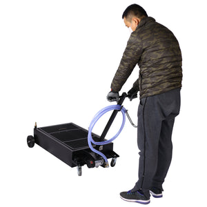 20 gallon low profile oil drainer ,with electric pump